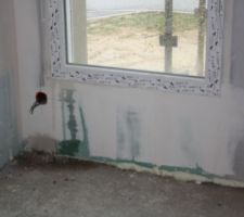 Fuite au niveau de la fenêtre