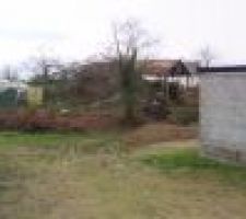 Le terrain avant le chantier