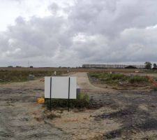 Vue depuis le fond de raquette