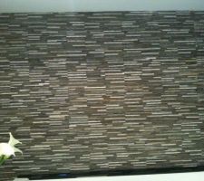Mur en pierre de chez porcelanosa