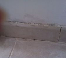 Voici les finitions des  plinthes.......