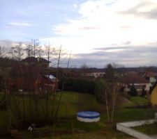 Vue du faitage de la maison