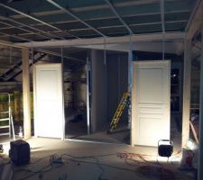 Les portes des chambres des enfants posées