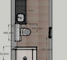 Projet 1 pour salle d'eau RDC.