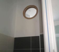 Cot&eacute; WC, avant peinture