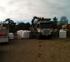 On décharge le matériel