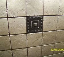 Détail du carrelage mural cuisine