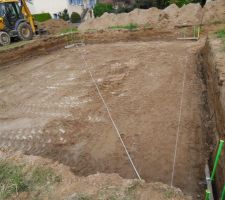 Tra&ccedil;age diagonale pour les fondations