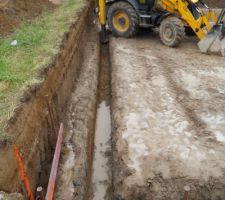 Creusation des fondations