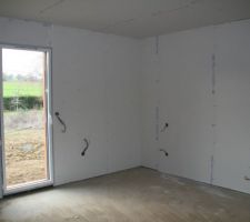 Les murs de la chambre enfant sud