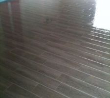 La carrelage du salon