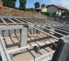Mise en place des poutrelles