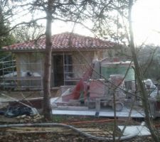 Ma chine à projeter le béton de chanvre