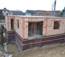 Assainissement terminé jusqu'au remblayage