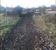 Avant notre portail (chemin commun)