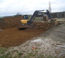 Terrassement en cours