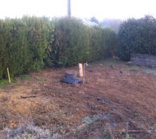 Viabilisation terrain eaux pluviales, potables et usées finie
