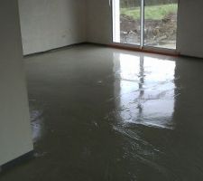 Aprés 1 heure de boulot, le résultat... des grumeaux partout....