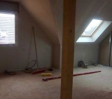 &eacute;tage : vue depuis le d&eacute;gagement (mezzanine)