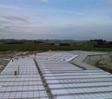 La dalle sera coulée mardi...