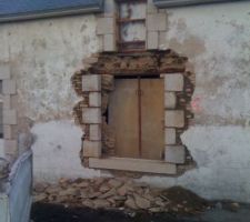 Passage des fenetres sud de 30 en 150 de large