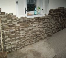 Les quelques pav&eacute;s qu'on a du enlever