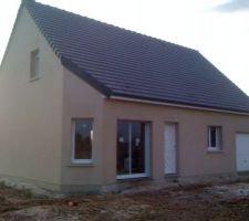 L'enduit est enfin fini !