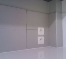 Joints de carrelage gris perle