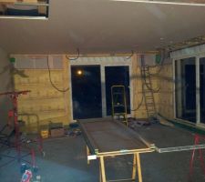 Le plafond du salon