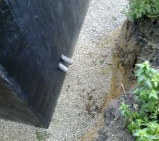 Drain périphérique posé