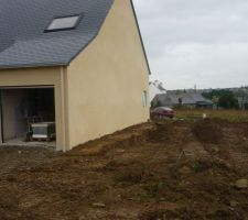 Terrassement en cours