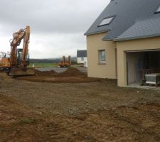 Terrassement en cours