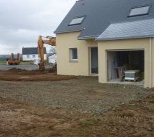Terrassement en cours