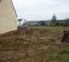 Terrassement en cours