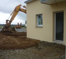 Terrassement en cours