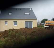 Terrassement en cours