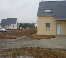 Terrassement en cours