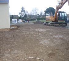 Terrassement en cours