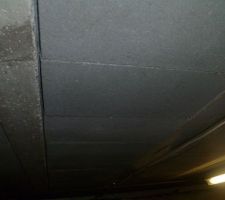 Plafond du sous sol