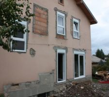 Vu Est, ici future terrasse, un jour...