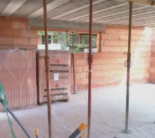 2ème dalle
Le garage