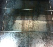 Carrelage du sol de la salle de bain