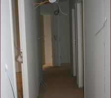 Couloir de la partie nuit