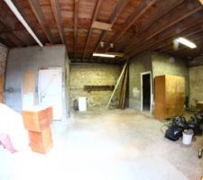 Vue future cuisine d'été.