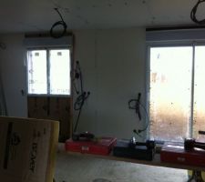 Fin des cloisons au rdc