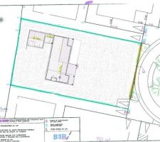 Implantation de la construction sur le terrain