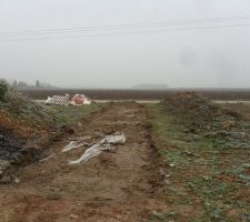 31/01 l'entreprise SEMA de St Escobille voilà le chemin d'accès démonter