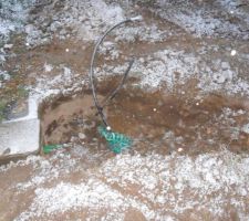 31/01- Il me restera plus qu'a faire la dernière manipulation pour brancher l'arrivée d'eau
