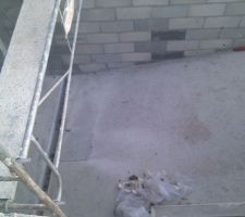 Descente de garage terminée