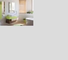 Plan vasque pour 2 SDB